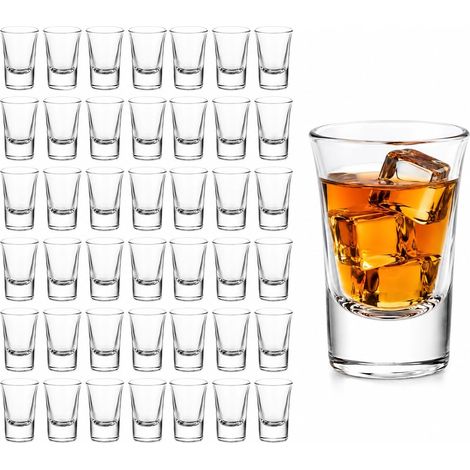 36 Verres à Shot 35ml avec Fond Lourd, Verres à Shooter en Verre pour Vodka, Tequila, Espresso et Verrines de Fête, Idéal pour Mariage et Bar (1/5)