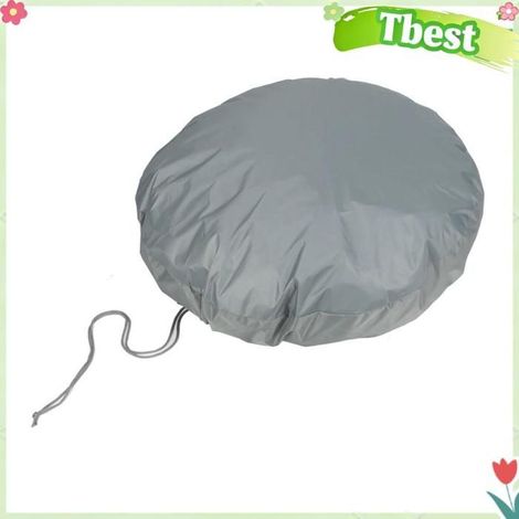 Housse de pneu universelle étanche multifonctionnelle sacs de rangement de pneus pour camping-cars, remorques de deco lit S Gris L (1/5)
