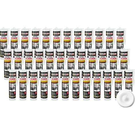IsolBau Silicone Neutro Bianco Neutralsilikon 36 x 300ml (1/5)