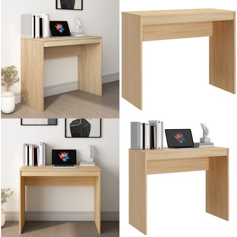 Schreibtisch Sonoma-Eiche 90x40x72 cm Holzwerkstoff - Schreibtisch - Holzwerkstoff - Sonoma-Eiche - Home Office - Schreibtisch Klein - Home & Living (1/5)