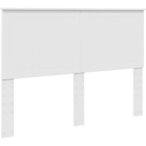 Tête de lit，Décoration murale Blanc 140 cm Bois d'ingénierie CFW356444 (1/5)