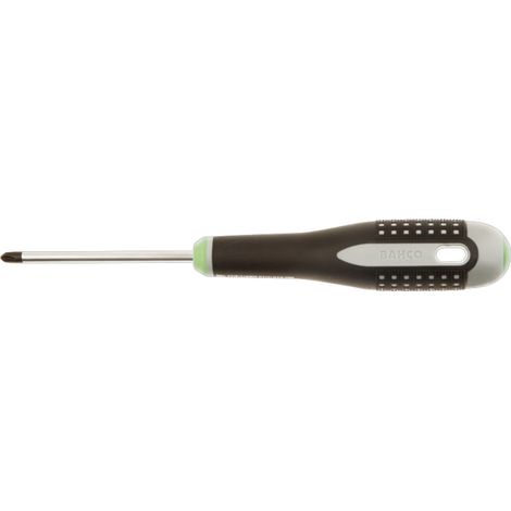 Bahco ERGO Schraubendreher für TRI-WING-Sicherheitsschrauben mit Gummigriff, Nr. 2 x 80 mm (1/4)