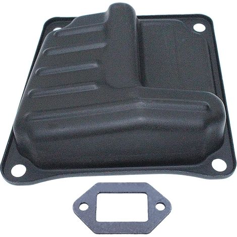Muffler Front Cover For Stihl MS460 MS440 046 044 For Chainsaw Dual Port 11281400801, Front Cover, Gasket. (1/5)