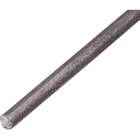 ALBERTS Rundstange, Stahl roh, warmgewalzt, LxØ 1000 x 6 mm (1/3)