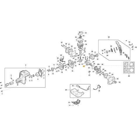 Collettore aspirazione BC 625 ORIGINALE STIGA decespugliatore BC 730 118805591/0