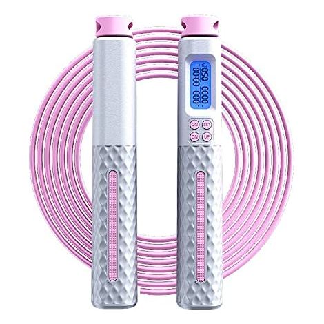 Corde à sauter, comptage électronique intelligent, longueur de corde ajustable, ou sans fil, équipement sportif professionnel (1/5)