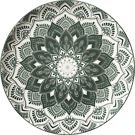 Service de Vaisselle 12 Pièces Mandala Pratique Vert (1/5)