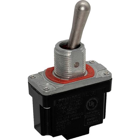 C & K Switches PT103SQQ Interruttore a levetta 277 V/AC, 250 V/DC 15 A 1 x On/Off/On IP68 1 pz. Tray