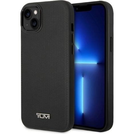Funda rígida Tumi TUHMP14SRBAK para iPhone 14/15/136.1, color negro/negro, con estampado balístico y MagSafe. (1/5)