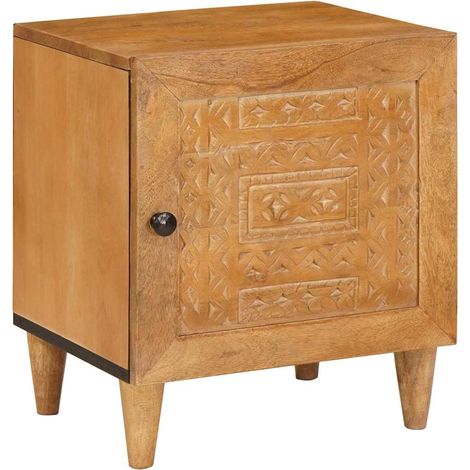 Mesa de noche Marrón Claro 80 x 50 x 40 cm Madera de ingeniería vidaXL