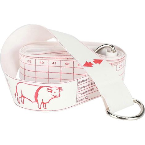 Mètre ruban pour bétail, mesure du poids de poitrine, règle de contraste, règle de mesure souple pour le corps, matériel agricole (1/5)