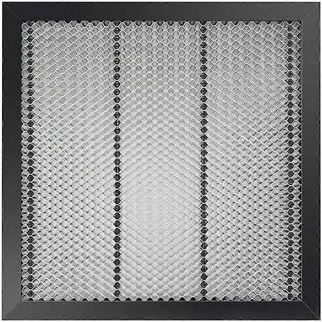 Mesa de trabajo tipo panal de abeja, plataforma de 400 x 400 mm para mini grabadora de CO2 DIY. (1/5)