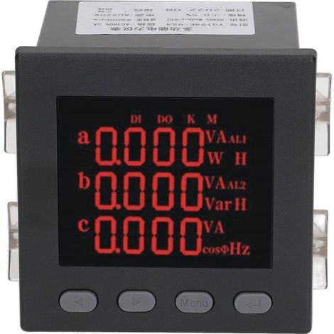Ammeter digital three-phase, tester of power energy multifunction Smart, AC220V (1/5)