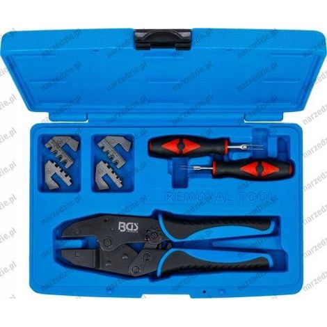 Bgs Kit professionale di pinze crimpatrici con funzione a cricchetto
