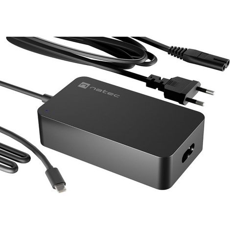 Nabíječka Natec GRAYLING 45W USB-C pro notebooky, tablety, smartphony (1/5)