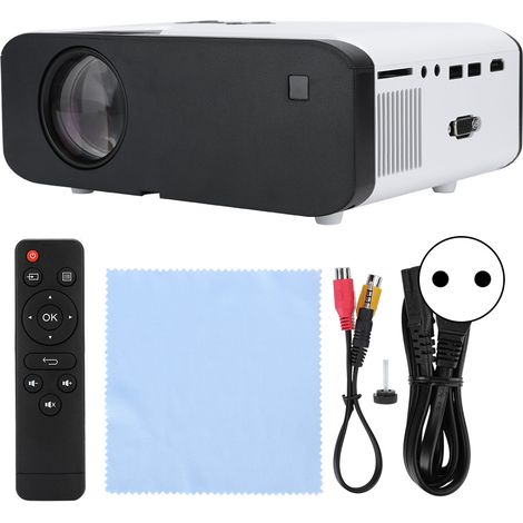 Mini-Projektor (720p) für Heimkino und Mediaplayer mit 100–240-V-EU-Stecker (1/5)
