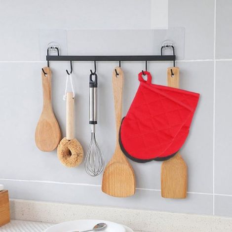 1 Paire Gant Four Anti Chaleur (19.5x15.5 cm), Résistant à la Chaleur de 260° Gant de Cuisine Four, Antidérapant en Caoutchouc (1/5)