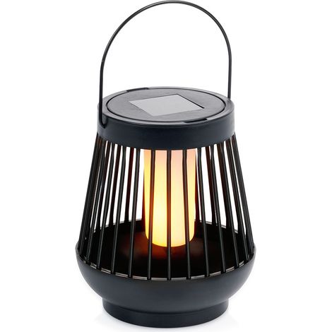 Lámpara portátil progarden solar 13 cm resistente al clima (1/3)