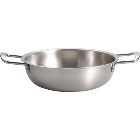 Dutch Oven - 3.7 L - Acier Inoxydable 18/10 Tri-Couche - Compatible Induction - Pour Cuisson Lente Et Ragoûts - 1 Pièce (1/5)