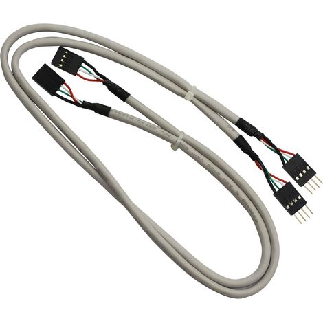 Jumper Cables 2x4P 60CM Male to Female Dupont Cable With white PVC shell for Arduino Raspberry PI DIY Prototyping (1/5)