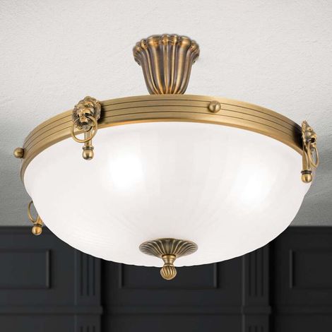 [GEBRAUCHT] B-Ware Orion Deckenleuchte Rocca LED Lampe dimmbar 4-flammig bronze Ø43cm 30cm hoch (1/2)