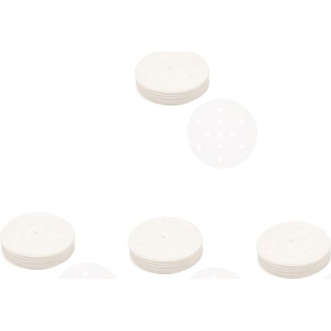 Amosfun Lot De 4 Tapis De Cuisson Vapeur Ronds Antidérapants En Papier Pour Cuisson Vapeur De Petits Pains 500 Pièces X 4'Blancx4pcs'10.20X10.20X0.10CMx4pcs