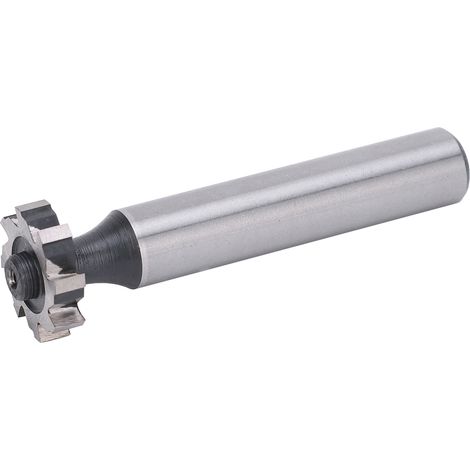 Fraise à rainurer Woodruff à queue droite HSS pour rainures en T, 4 x 16 x 10 mm (1/5)