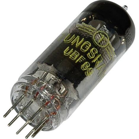 BTB Vertrieb UBF 89 Tube électronique Diode-pentode double 200 V 11 mA Nombre de pôles: 9 Culot: noval Contenu 1 pc(s) Q38615