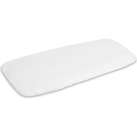Lenzuolo per culla in bambù bianco 40x90 (1/3)