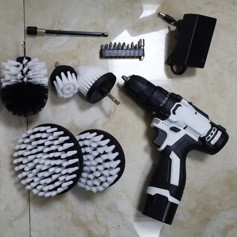 Perceuse électrique sans fil Tournevis manuel pour bricolage Ensemble de brosses pour tournevis