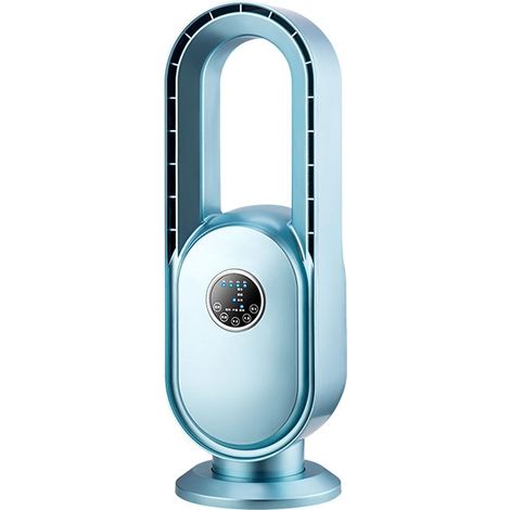 Ventilateur sans pales sur pied avec télécommande, ventilateur à tête oscillante (1/5)