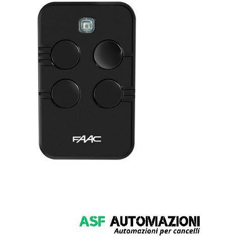 FAAC XTO4 Telecomando cancello 4 tasti, compatibile SLH, SL, DS, RC 433Mhz radiocomando 787033