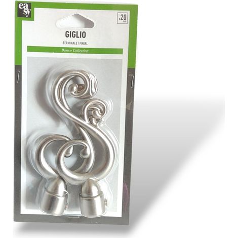 TERMINALE D20 GIGLIO NICKEL - EMMEBI (1/4)