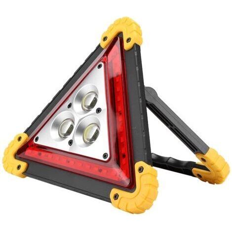 Triangles de signalisation pour voiture, triangle de panne multifonction à LED, panneau d'arrêt triangulaire de signalisation portable (1/5)