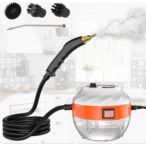 Nettoyeur vapeur a main deux mille huit cents watts haute pression trois brosses pour cuisine canape clim et voiture (1/5)