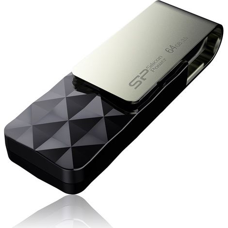 Silicon Power Blaze B30 unità flash USB 64 GB USB tipo A 3.2 Gen 1 (3.1 Gen 1) Nero (1/5)