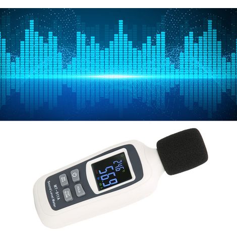 MT-911A Sonomètre numérique, sonomètre, mesureur de niveau de bruit, 35-135 dB, sans pile. (1/5)
