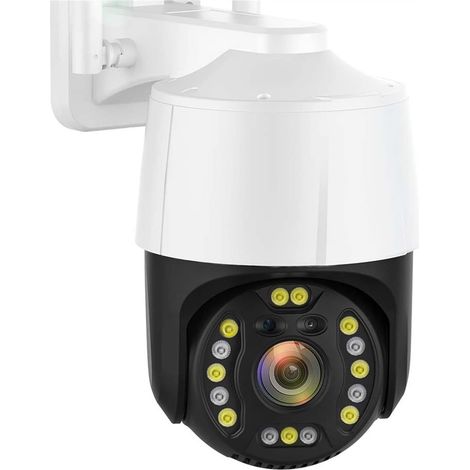 Caméra de sécurité à domicile Caméra IP 8MP 4K WiFi extérieur 5X Zoom en option 5MP caméra PTZ sans fil FTP Mini Surveillance Protection de sécurité détection humaine ( Size : 3.6mm , Color : UPGRADE (1/5)