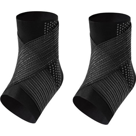 Cheville de sport (bande en silicone améliorée) Noir XXL Noir (1/3)