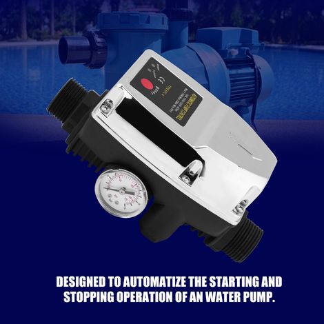 Interrupteur électronique automatique EPC-4 110V pour pompe à eau, contrôleur de pression avec régulation, dispositif de commutation fiable, usage domestique et industriel. (1/5)