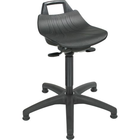 STIER Stehhilfe mit Gleitern Sitzhöhe 490-680 mm PP-Sitz (1/4)