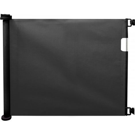 Cancelletto per bambini a rullo regolabile, grigio scuro 130x8 h88cm Slome