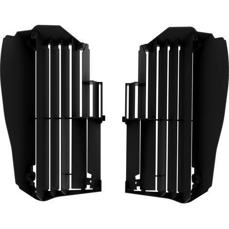 Juego de rejillas protectoras para radiador Polisport Yz Yzf 250F 450F 19 22 18 20 Negro