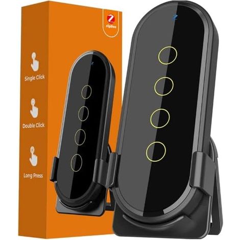 Télécommande intelligente portable universelle pour Tuya, 12 scènes de bricolage sans fil WiFi pour ZigBee, etc. Travailler avec Smart Life APP, Smart Home Scene Switch (1/4)
