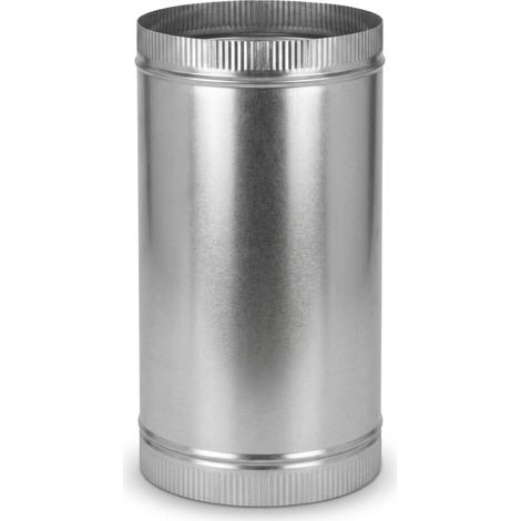 MAKA Canale Aria Zincato Svasato Lineare 1000 mm Ø 160 mm sp. 1,0 mm (1/5)