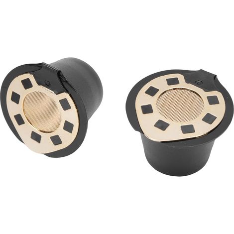 Tasses capsules rechargeables maille dorée plastique résistant anti-fuite, machines série originale, facile à utiliser durables