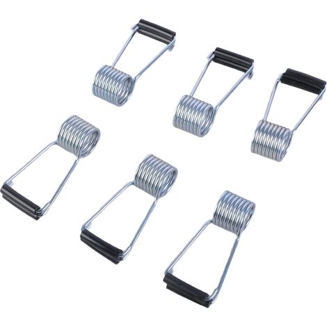 Lot de 6 loquets de porte à ressort papillon, butées de porte (1/5)