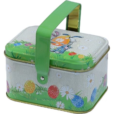 Boîte À Cadeaux En Fer - Boîte À Biscuits Noël - Récipient Étanche Pour Bonbons Ou Cookies - 10,5 x 7,7 x 6,2 cm - 1 Pièce (1/5)
