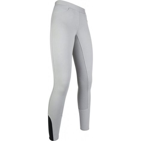 9/11 ans, Bleu marine 6900: Leggings d'équitation en silicone pour femmes et filles YVI (1/5)