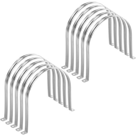 10pcs 7 7/8" 200mm Colliers Pour Conduits Collier M200 En U (1/5)